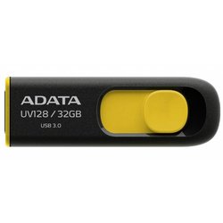 USB флеш накопитель A-DATA 32GB UV128 Black-Yellow USB 3.0 (AUV128-32G-RBY) ― 