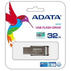 USB флеш накопитель A-DATA 32Gb UV131 Grey USB 3.0 (AUV131-32G-RGY)