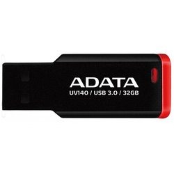 USB флеш накопитель A-DATA 32GB UV140 Black+Red USB 3.0 (AUV140-32G-RKD) ― 