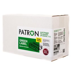 Картридж PATRON HP LJ CF280A GREEN Label (DUAL PACK) (PN-80ADGL)