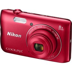 Цифровой фотоаппарат Nikon Coolpix A300 Red (VNA963E1)