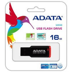 USB флеш накопитель A-DATA 16GB UV140 Black+Red USB 3.0 (AUV140-16G-RKD)