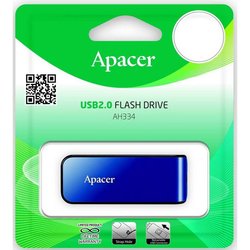USB флеш накопитель Apacer 16GB AH334 blue USB 2.0 (AP16GAH334U-1)