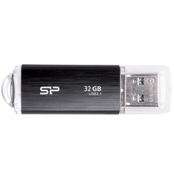 USB флеш накопитель Silicon Power 32GB Blaze B02 Black USB 3.0 (SP032GBUF3B02V1K) ― 