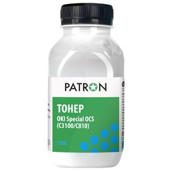 Тонер PATRON OKI C3100/C3200/C810 CYAN 50г OCS (OCS-C-050) ― 