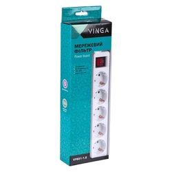 Сетевой фильтр питания Vinga VPB01-1.8