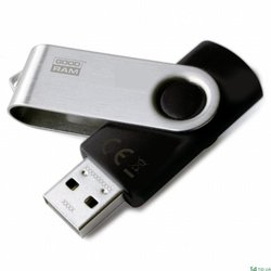 USB флеш накопитель GOODRAM 64GB Twister Black USB 3.0 (UTS3-0640K0R11) ― 