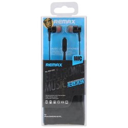 Наушники HF RM-535 Black (mic + button call answering) Remax (42301)
