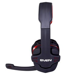 Наушники SVEN AP-G855MV black-red ― 