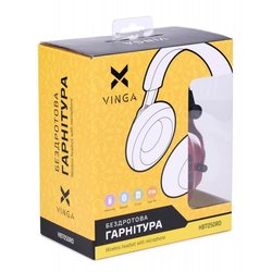 Наушники Vinga HBT050 Bluetooth Red (HBT050RD)