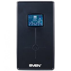 Источник бесперебойного питания SVEN Pro+ 1000 LCD USB ― 