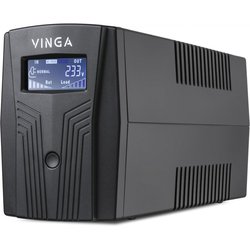Источник бесперебойного питания Vinga LCD 1200VA plastic case with USB+RJ45 (VPC-1200PU)