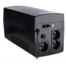 Источник бесперебойного питания Vinga LED 1500VA plastic case with USB+RJ45 (VPE-1500PU)