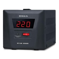 Стабилизатор REAL-EL STAB-2000 (EL122400009) ― 