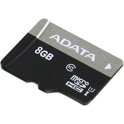 Карта памяти A-DATA 8GB microSD class 10 UHS-I (AUSDH8GUICL10-R)