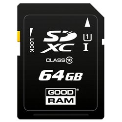 Карта памяти GOODRAM 64GB SDXC calss 10 UHS-I (S1A0-0640R11)