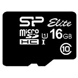 Карта памяти Silicon Power 16GB microSD class 10 UHS-I Elite (SP016GBSTHBU1V10) ― 