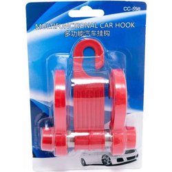 Универсальный автодержатель EXTRADIGITAL для сумок и пакетов Car Hook CC-598 Red (CMH4126)