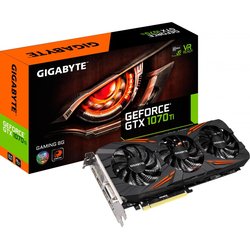 Видеокарта GIGABYTE GeForce GTX1070 Ti 8192Mb GAMING (GV-N107TGAMING-8GD) ― 