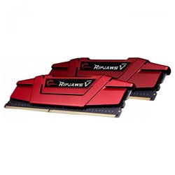 Модуль памяти для компьютера DDR4 16GB (2x8GB) 2400 MHz RipjawsV Red G.Skill (F4-2400C15D-16GVR)