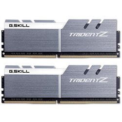 Модуль памяти для компьютера DDR4 16GB (2x8GB) 3600 MHz Trident Z Silver G.Skill (F4-3600C17D-16GTZSW) ― 