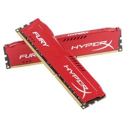 Модуль памяти для компьютера DDR3 8Gb (2x4GB) 1866 MHz HyperX Fury Red Kingston (HX318C10FRK2/8)