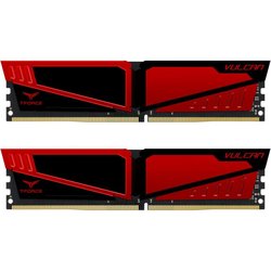 Модуль памяти для компьютера DDR4 8GB (2x4GB) 2666 MHz T-Force Vulcan Red Team (TLRED48G2666HC15BDC01)