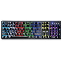 Клавиатура REAL-EL M47 RGB, black ― 