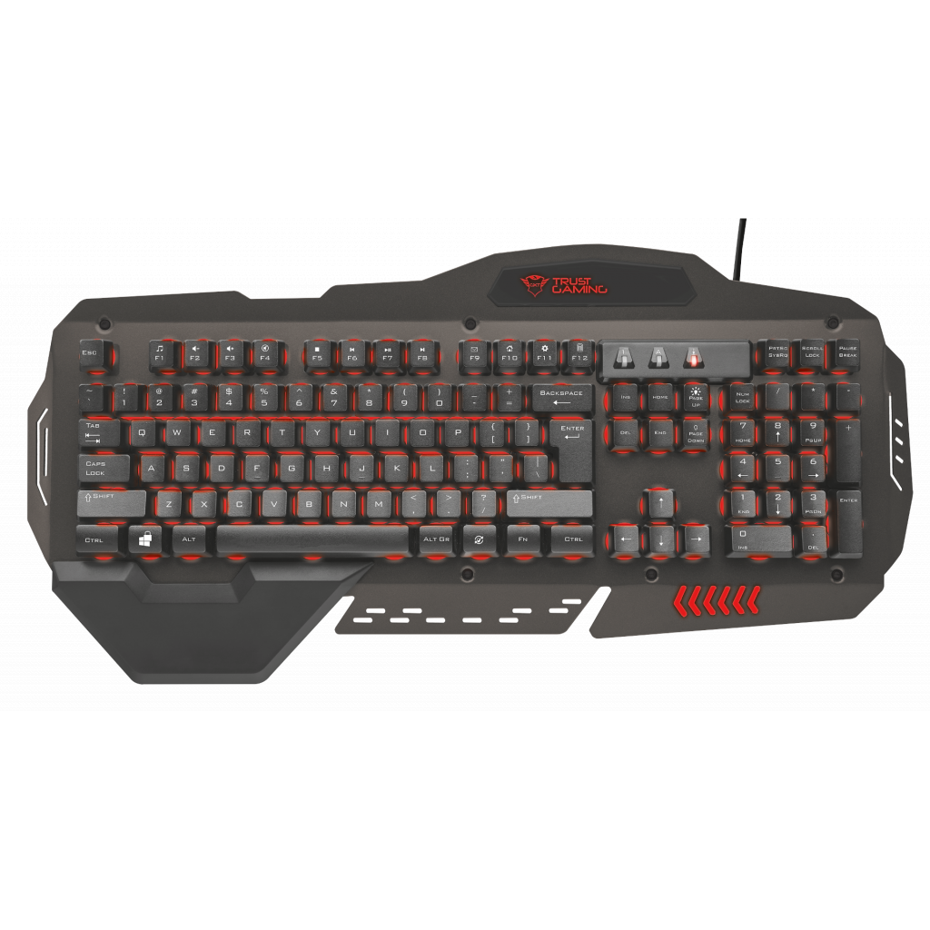 Клавиатура Trust GXT 850 Metal Gaming Keyboard UKR (20999) ― 