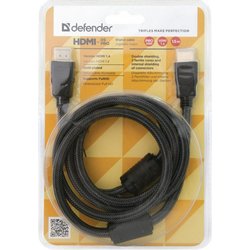 Кабель мультимедийный HDMI to HDMI 1.5m HDMI-05PRO v1.4 Defender (87341)