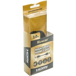 Кабель мультимедийный HDMI to HDMI 2.0m Viewcon (VC-HDMI-165-2m)