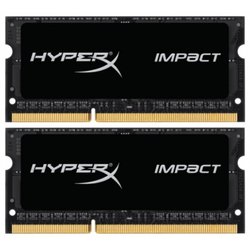 Модуль памяти для ноутбука SoDIMM DDR3 16GB (2x8GB) 1866 MHz HyperX Impact Black Kingston (HX318LS11IBK2/16)