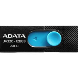 USB флеш накопитель ADATA 128GB UV320 Black/Blue USB 3.1 (AUV320-128G-RBKBL)