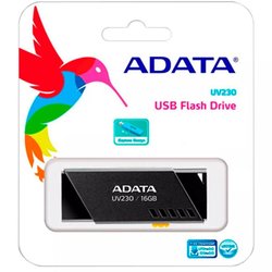 USB флеш накопитель ADATA 16GB UV230 Black USB 2.0 (AUV230-16G-RBK)