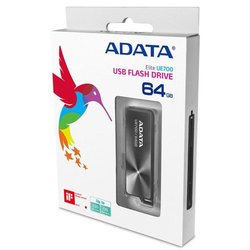 USB флеш накопитель ADATA 64GB UE700 Black USB 3.1 (AUE700-64G-CBK)