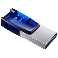 USB флеш накопитель Apacer 16GB AH179 Blue USB 3.1 OTG (AP16GAH179U-1)