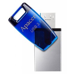 USB флеш накопитель Apacer 16GB AH179 Blue USB 3.1 OTG (AP16GAH179U-1)