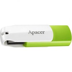 USB флеш накопитель Apacer 16GB AH335 Green/White USB 2.0 (AP16GAH335G-1) ― 
