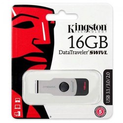 USB флеш накопитель Kingston 16GB DT SWIVL Metal USB 3.0 (DTSWIVL/16GB)