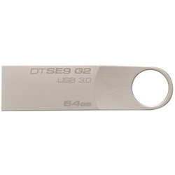 USB флеш накопитель Kingston 64GB DTSE9 G2 Metal Silver USB 3.0 (DTSE9G2/64GB) ― 