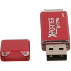 USB флеш накопитель Patriot 32GB Xporter Xpress Red Aluminium USB 2.0 (PSF32GXPXUSB)
