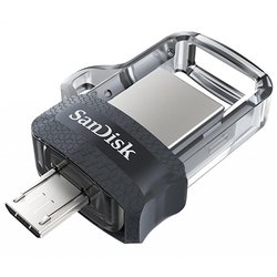 USB флеш накопитель SANDISK 16GB Ultra Dual Black USB 3.0 OTG (SDDD3-016G-G46)
