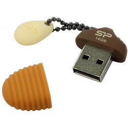 USB флеш накопитель Silicon Power 16GB Touch T30 Huzelnut USB 2.0 (SP016GBUF2T30V1E)
