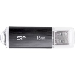 USB флеш накопитель Silicon Power 16GB Ultima U02 Black USB 2.0 (SP016GBUF2U02V1K) ― 