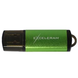 USB флеш накопитель eXceleram 16GB A3 Series Green USB 2.0 (EXA3U2GR16) ― 