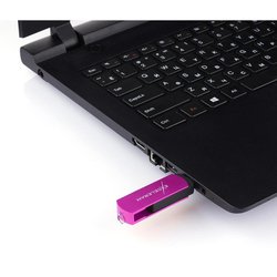 USB флеш накопитель eXceleram 64GB P2 Series Purple/Black USB 3.1 Gen 1 (EXP2U3PUB64)