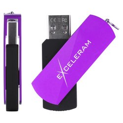 USB флеш накопитель eXceleram 8GB P2 Series Grape/Black USB 2.0 (EXP2U2GPB08)