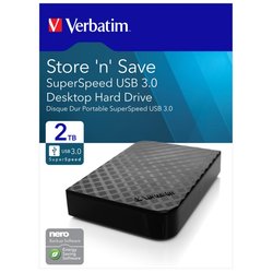Внешний жесткий диск 3.5" 2TB Verbatim (47683)