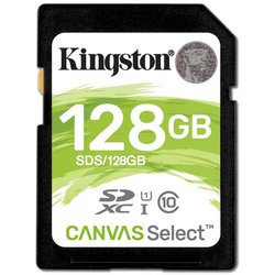 Карта памяти Kingston 128GB SDXC class 10 UHS-I (SDS/128GB)