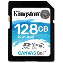 Карта памяти Kingston 128GB SDXC class 10 UHS-I U3 (SDG/128GB) ― 